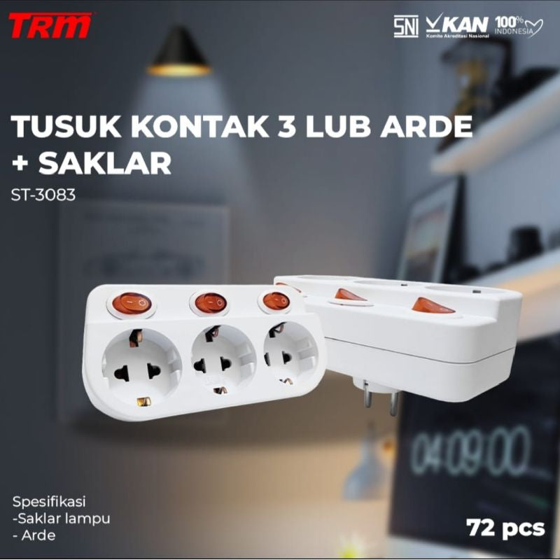 Pekanbaru Stop Kontak 2 Lobang 3 Lobang 4 Lobang Trm / Tusuk Kontak Trm