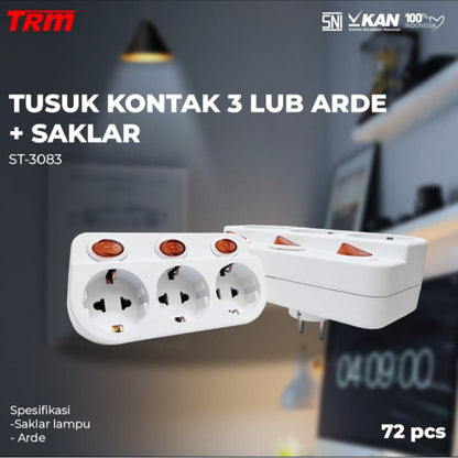 Pekanbaru Stop Kontak 2 Lobang 3 Lobang 4 Lobang Trm / Tusuk Kontak Trm