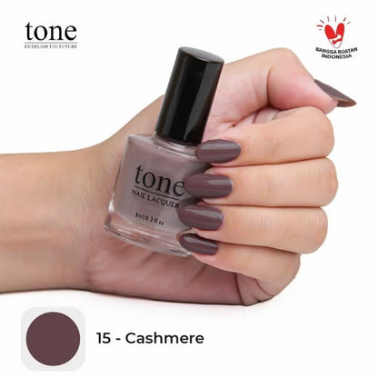 Pekanbaru Lacquer Kutek Tone Nail  Nude Halal Murah 8Ml | Cat Kuku Tone Nail Polish 8Ml