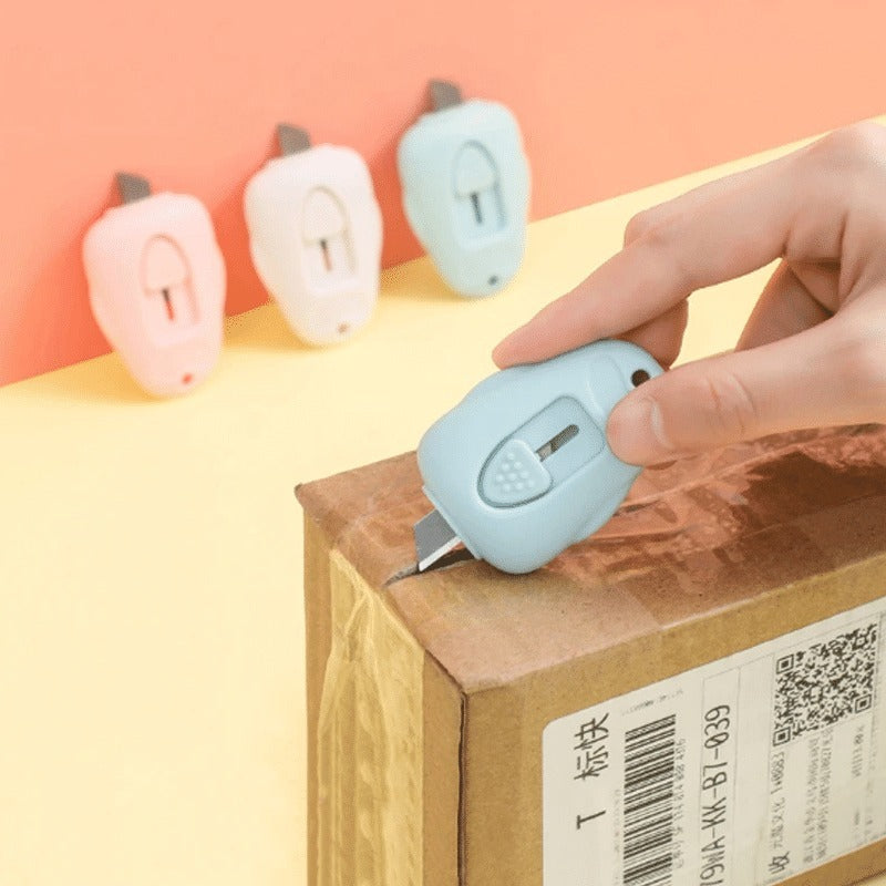 MINI CUTTER PORTABLE / PISAU PEMOTONG KERTAS DAN PAKET UNBOXING SERBAGUNA