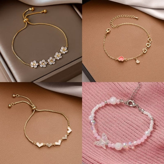 Pekanbaru Gelang Bracelets Fashion Swan Cuff Bracelet With Zircon Women Animal Bird