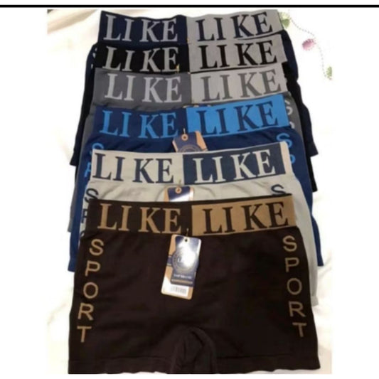 Pekanbaru Celana dalam Boxer pria Like isi 3 pcs