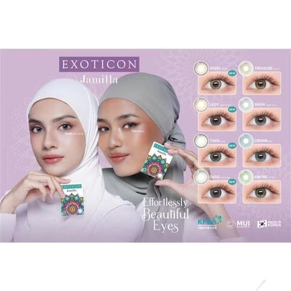 Pekanbaru New Jamilla Softlens Jamilla Normal 14.5 By Exoticon