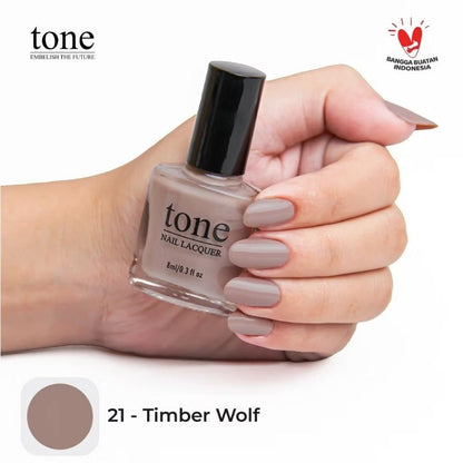 Pekanbaru Lacquer Kutek Tone Nail  Nude Halal Murah 8Ml | Cat Kuku Tone Nail Polish 8Ml
