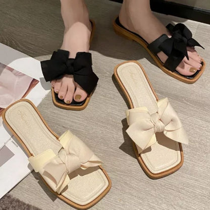 Pekanbaru Sandal Slop Wanita / Sandal Flat Wanita Korea Import / Sandal