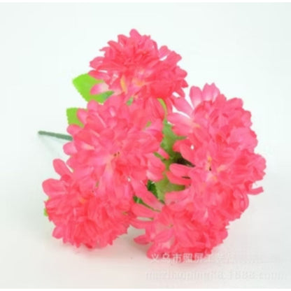 Pekanbaru Bunga Pompom Mum Dandelion Premium Bunga Plastik Bunga Artificial Bunga Palsu Bunga Hias