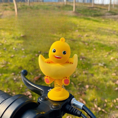 [littlecrab] Pajangan Mobil Motor Nailong Dino Kuning Hiasan Dashboard Mini Figure Goyang Unik