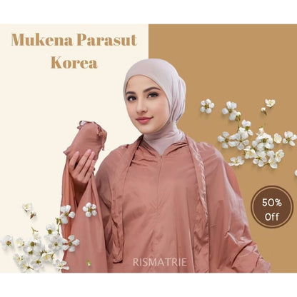 Pekanbaru Mukena Mini Parasut Premium Korea 3In1 Travel