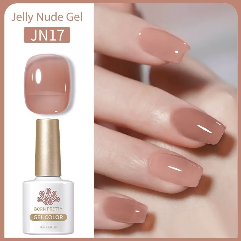 Pekanbaru [Bpom] Born Pretty 10Ml Wine Red Jelly Gel Polish Red Kutek Gel Classic Red Gel
