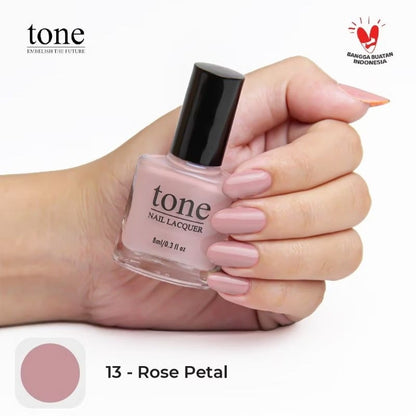 Pekanbaru Lacquer Kutek Tone Nail  Nude Halal Murah 8Ml | Cat Kuku Tone Nail Polish 8Ml