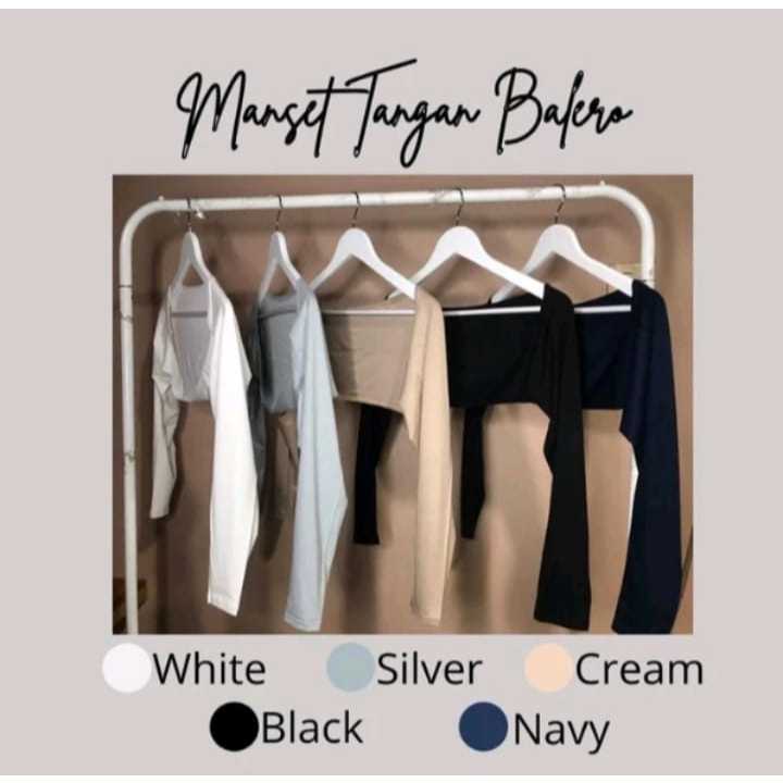 Manset Balero Crop Top Wanita / Manset Balero Tangan Panjang