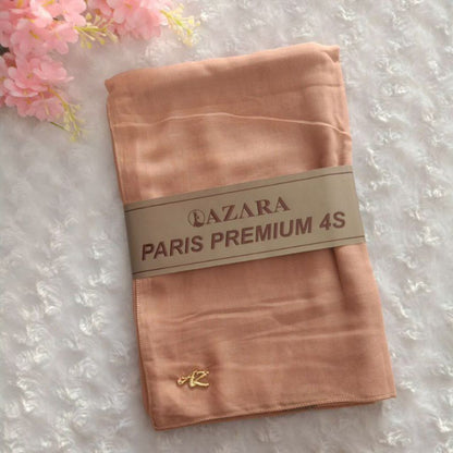 Pekanbaru Jilbab azara paris premium logo / Jilbab lotus (tanpa logo)kualitas kain azzara
