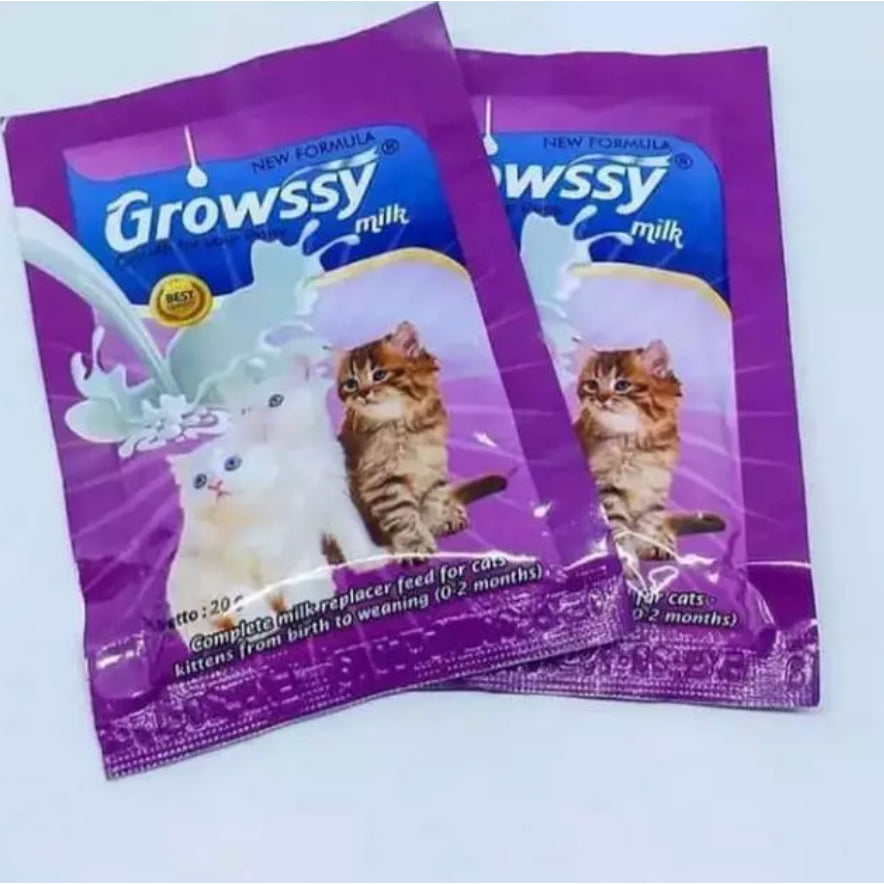 Growssy Susu Bayi Anak Kucing 0 2 Bulan Kitten Pengganti Asi Penggemuk