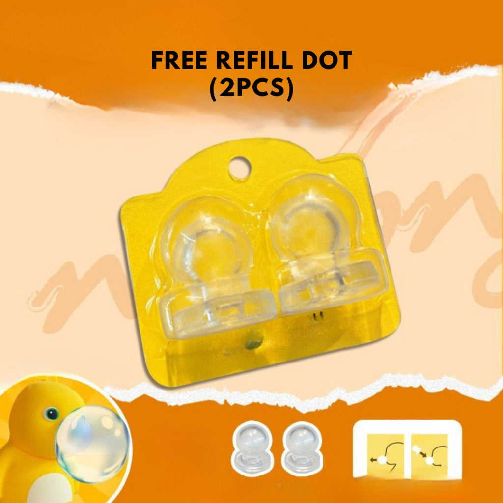 [littlecrab] Gantungan Kunci Nailong Kompeng Dodot Bubble Tiup Balon Keychain Dino Kuning Black Face
