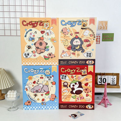 [littlecrab] Paper Bag Crazy Zoo Capybara Koala Panda Tas Kado Goodie Bag Kartun Tali Atas Souvenir
