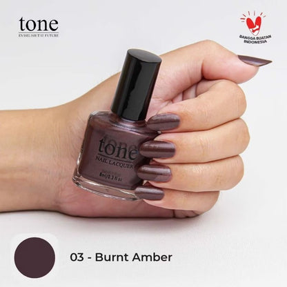 Pekanbaru Lacquer Kutek Tone Nail  Nude Halal Murah 8Ml | Cat Kuku Tone Nail Polish 8Ml
