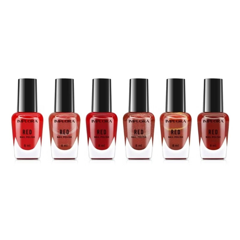 Pekanbaru Implora Nail Polish | Kutek Implora Red | Clear | Nudes | Wonder