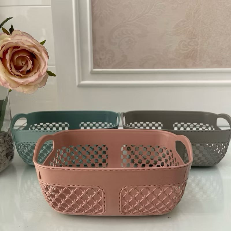 ( 6 PCS) Basket NONA / Keranjang Estetik High Quality / Keranjang Skincare / Keranjang serbaguna / Mini Basket Atk