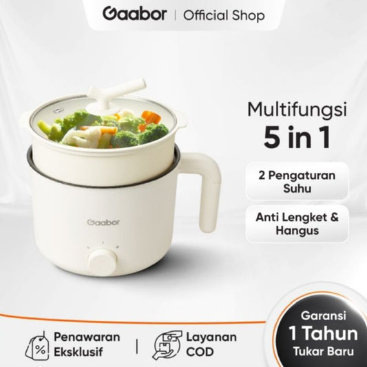 Pekanbaru Panci Listrik Gaabor Gr-N15A 1.5Liter / Panci Listrik Serba Guna Gaabor Grn15A