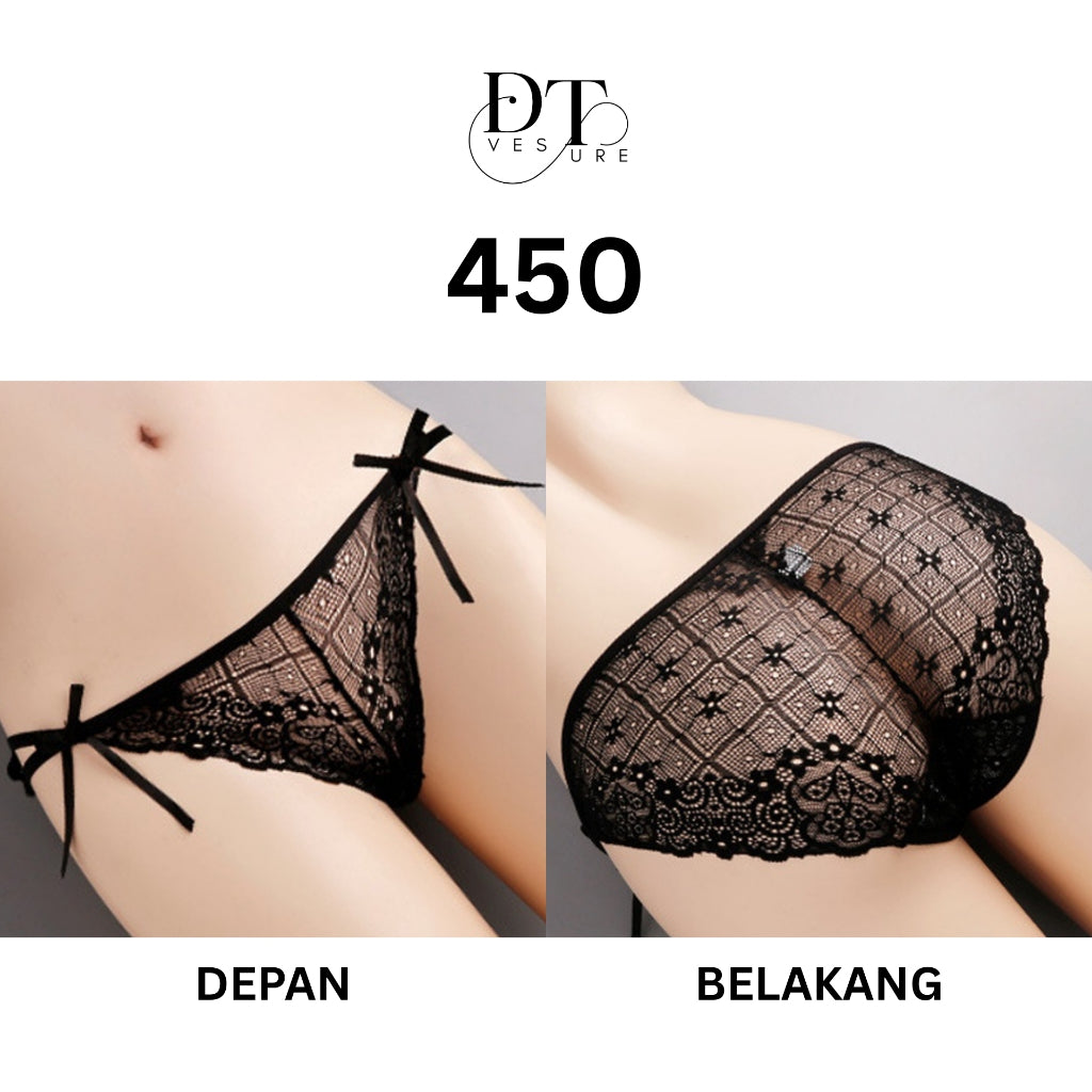Pekanbaru [] Celana Dalam Dnt-3 Wanita Seksi Free Size 16 Motif Seksi