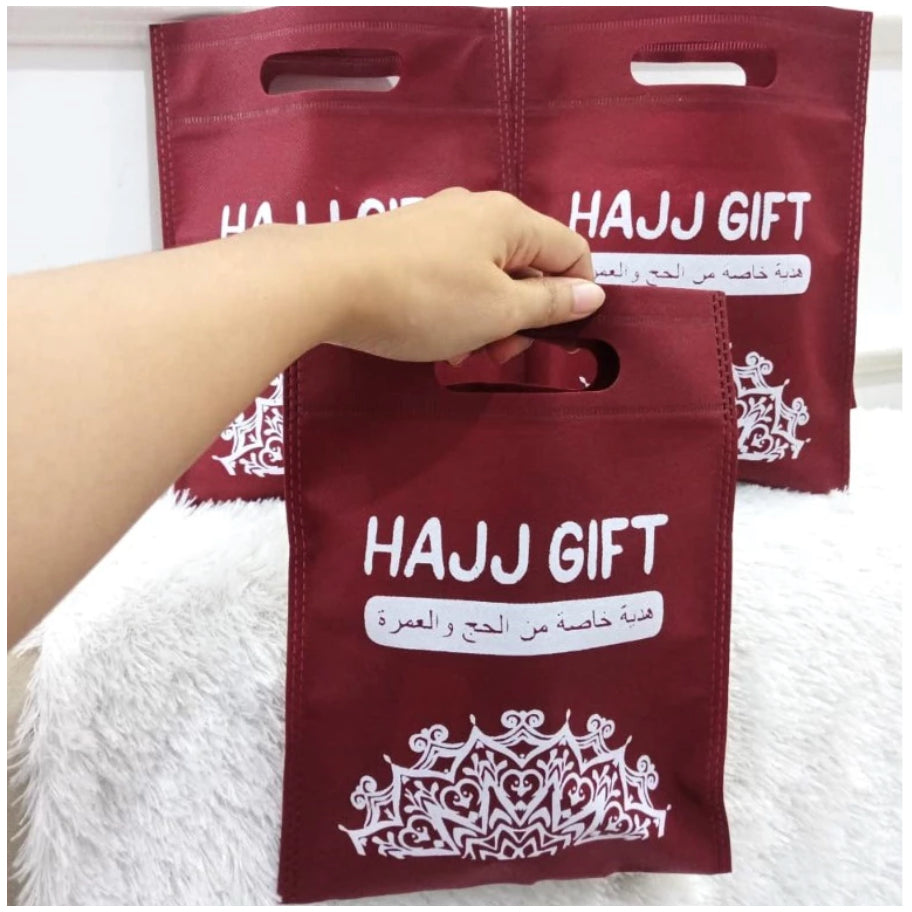 (1 PCS) Tas Spunbound Oleh-Oleh Umroh Haji Gift Tote Bag Tas Spunbond Hadiah Umrah Hajj Ukuran 20x25cm