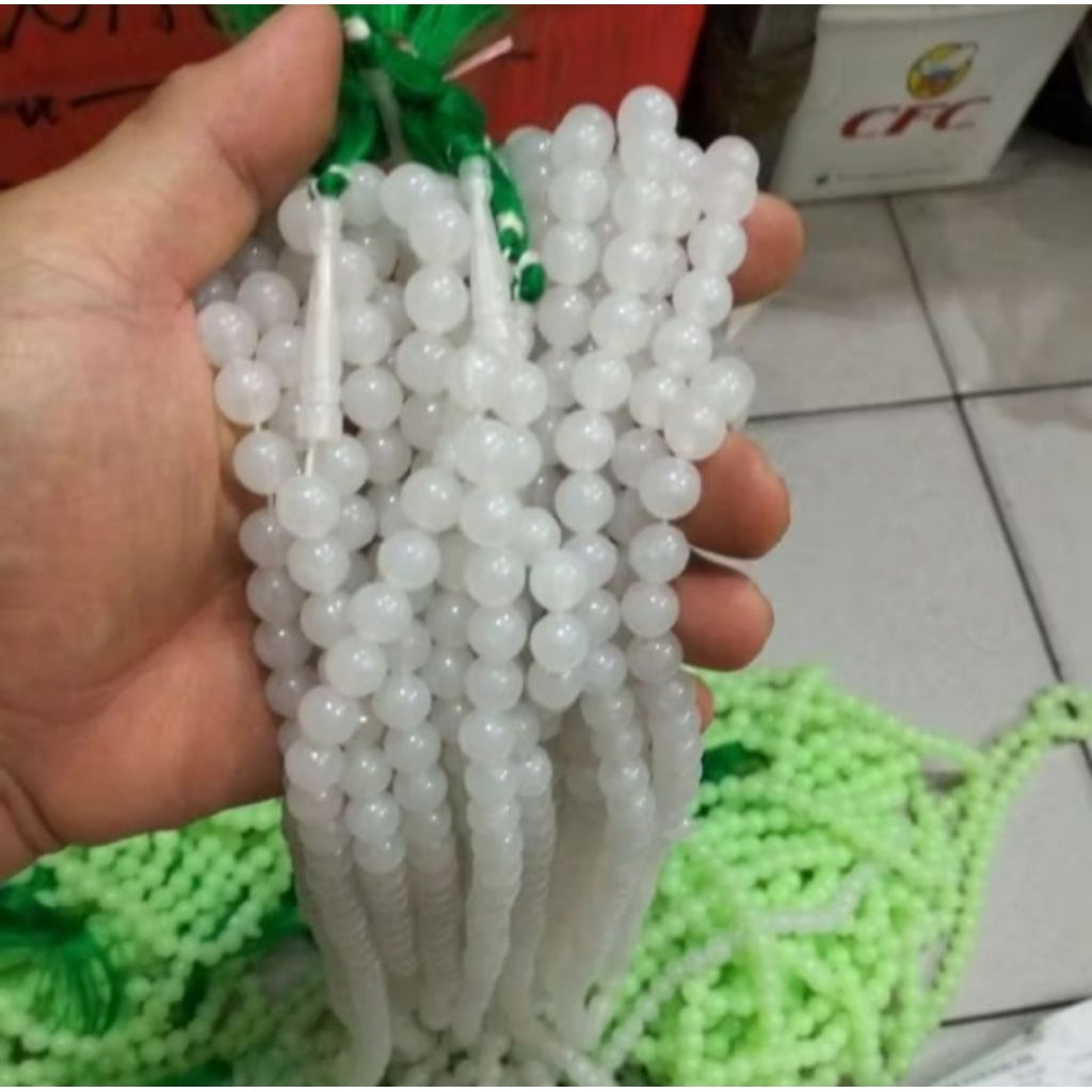 Pekanbaru Tasbih Hijau Besar dan Kecil