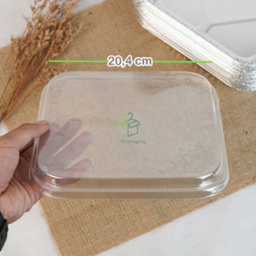 10 Pcs Alumunium Foil Tray OX 1400 Kemasan Dimsum Mentai Lasagna Macaroni Schotel Spaghetti Brulee
