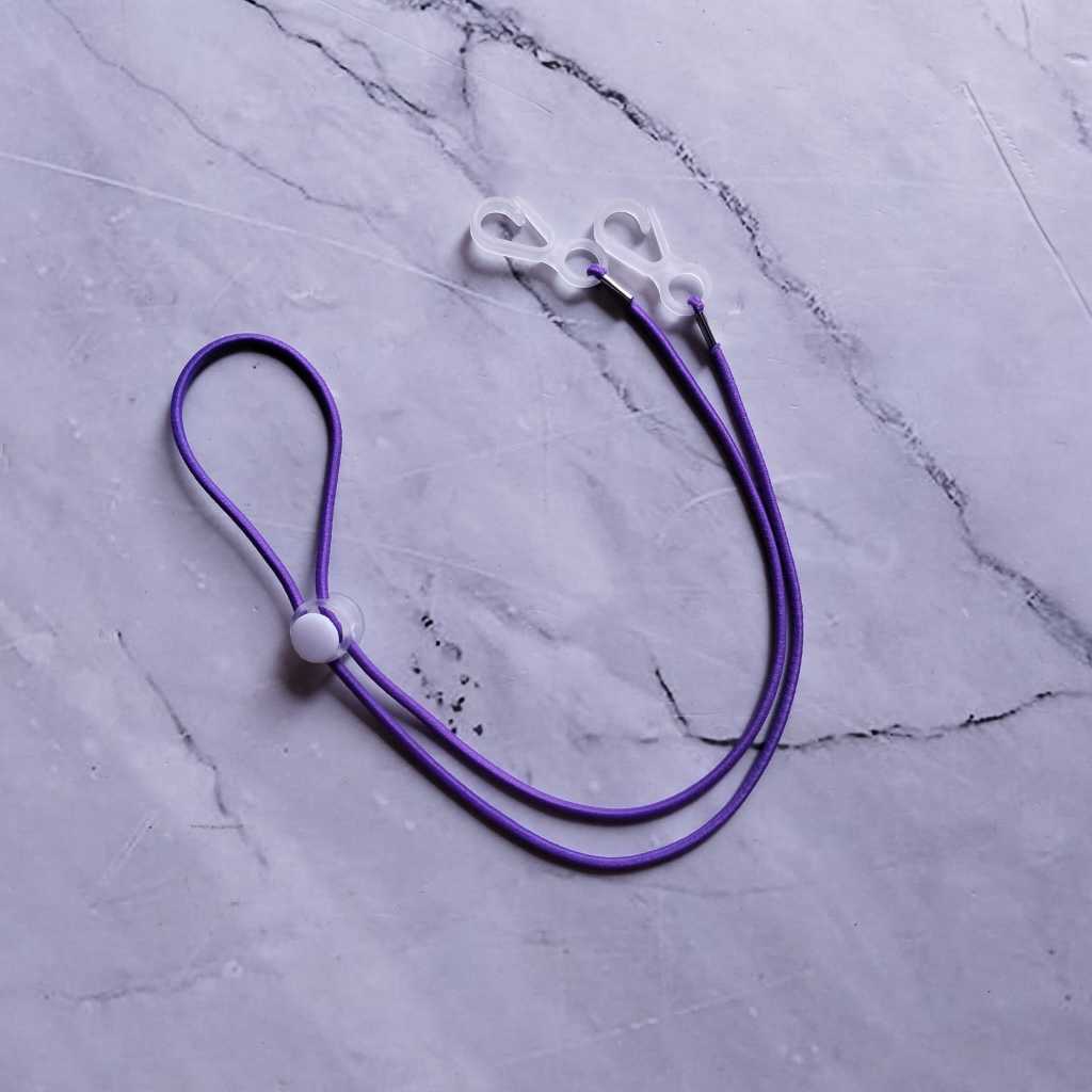 [YL] Strap Masker 2 in 1/ Kalung Masker / Kalung Gantungan Masker Multifungsi Bisa dipakai utk Hijab / Strap Masker Pita/Kalung Masker Hijab 2 in 1 Stap Masker Elastis Konektor Masker Boba