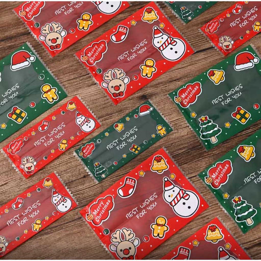 Pekanbaru Plastik Cookies Natal Non-Seal 7X10Cm Per Pack