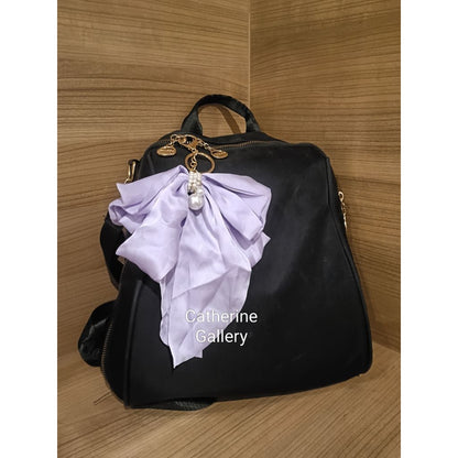 Pekanbaru Hanya 3 Hari Diskon Khusus : Gantungan Tas wanita  Pita Mutiara Clarice Cantik/keychain