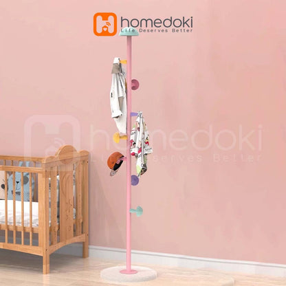 Pekanbaru Homedoki Gantungan Baju Berdiri/Hanger Baju Aesthetic/Rak Gantungan Baju/Rak Mantel Jamur