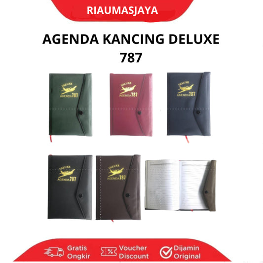 Pekanbaru Agenda Kancing Deluxe 787( 50 Lembar)