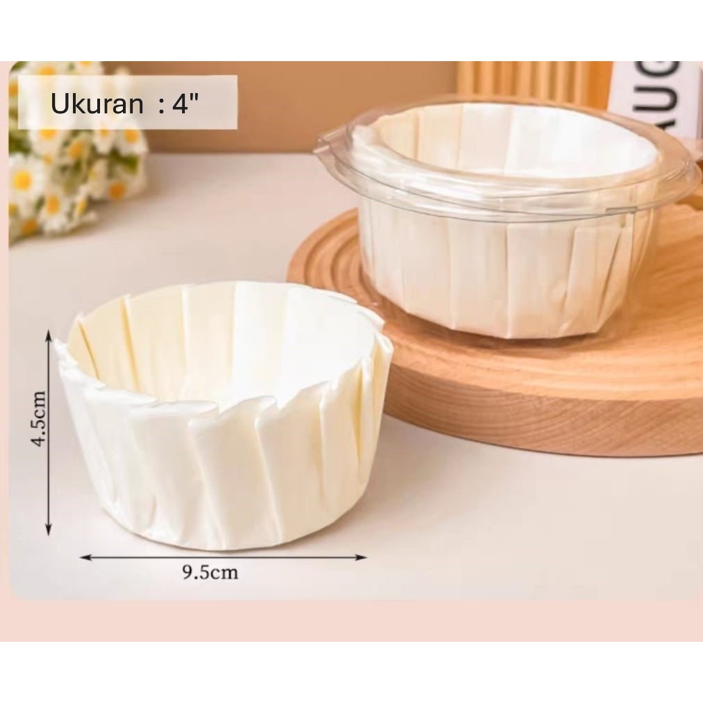Pekanbaru Baking Paper Basque Cheese Cake Berbagai Ukuran