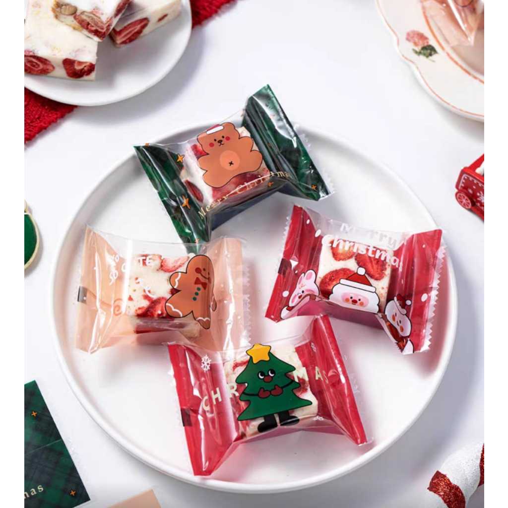 Pekanbaru Plastik Cookies Natal Non-Seal 7X10Cm Per Pack