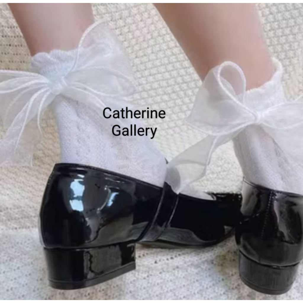 Pekanbaru Kaos Kaki Pita Organza / Kaos Kaki Pita Belakang