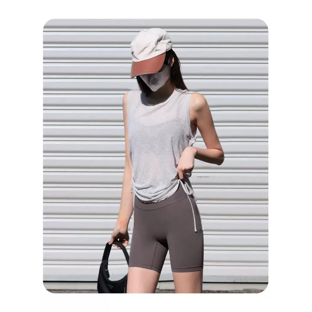 Pekanbaru JevyActive - Hyuji Top - Gym Running Outfit Wanita - Tank Top Sleeveless Wanita - Baju Olahraga Wanita