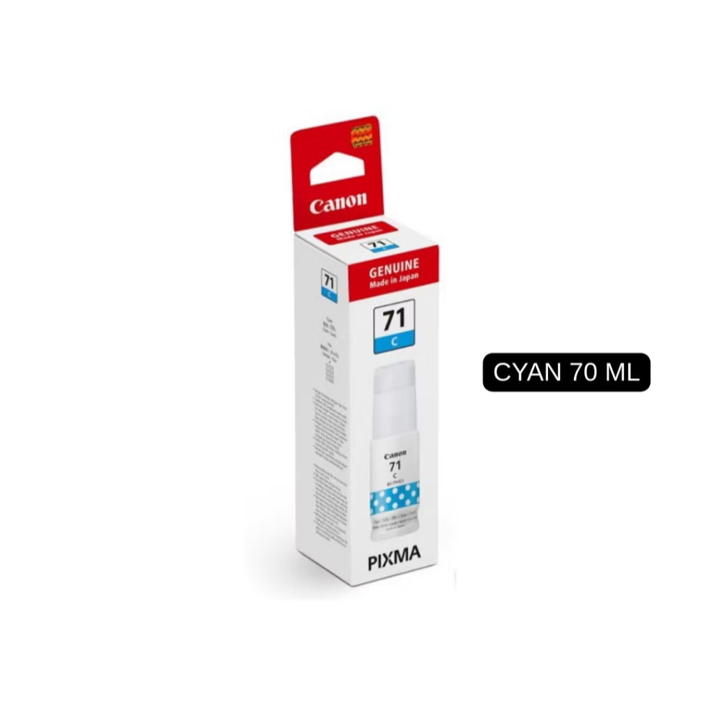 HR-Tinta Canon PIXMA GI-71 1 Set Refill Premium Untuk Printer Canon G1020, G1730, G1737, G2020, G2730