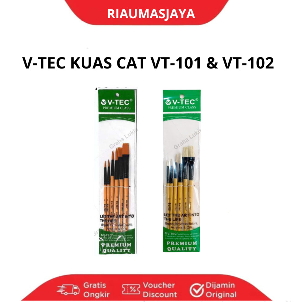Pekanbaru Kuas Cat V-Tec 101 & 102
