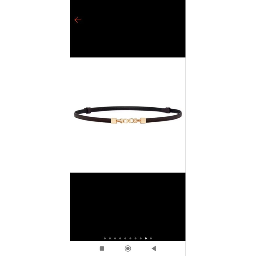Pekanbaru Ikat Pinggang Gesper Belt Kecil Wanita Bahan Kulit Pu / Tali Pinggang Wanita / Gesper