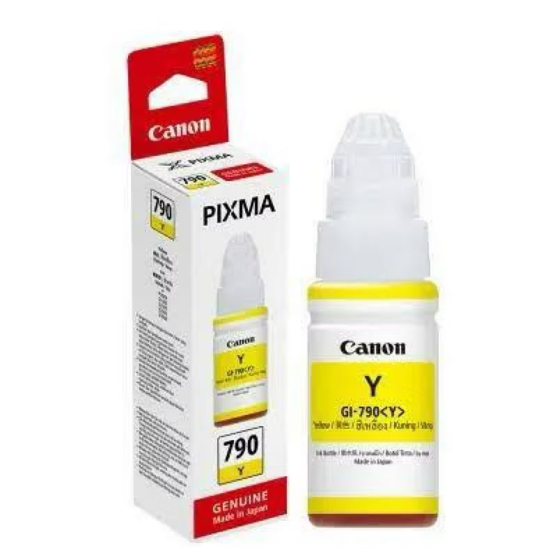HR-Tinta Canon PIXMA GI 790 PREMIUM ( 1 SET ) Refill Premium Untuk Printer G1000 G2000 G2002 G3000