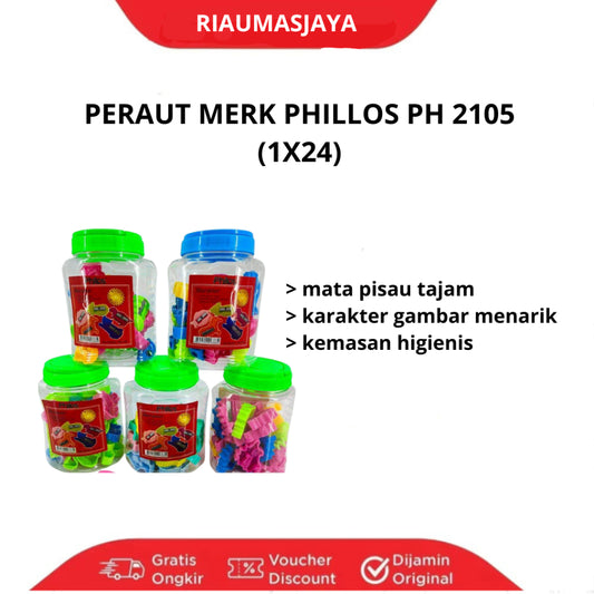 Pekanbaru Peraut Toples Phillos Ph 2105 (1X24)