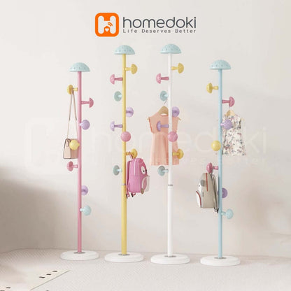Pekanbaru Homedoki Gantungan Baju Berdiri/Hanger Baju Aesthetic/Rak Gantungan Baju/Rak Mantel Jamur