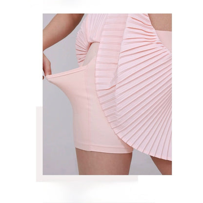 Pekanbaru JevyActive - Chery Skirt - Rok Tenis Padel Wanita - Rok Plisket Olahraga - Rok Pendek Sporty