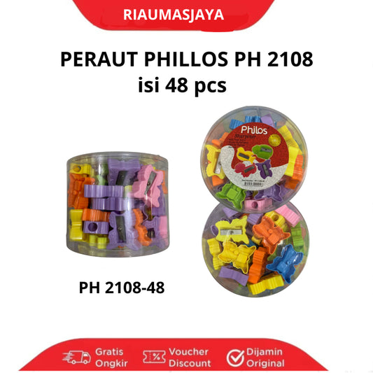 Pekanbaru Phillos Peraut Isi 48 Pcs Motif Hewan Ph-2108
