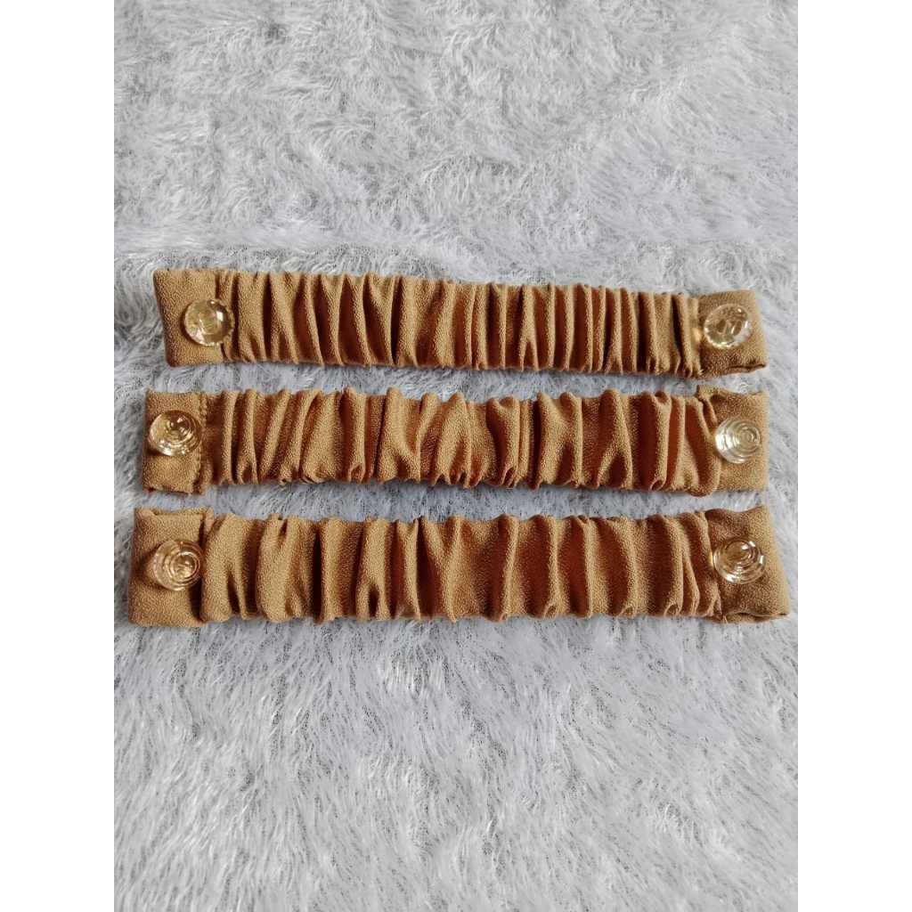 Konektor masker hijab model kancing / Konektor masker homemade / Konektor masker pengait/cantol