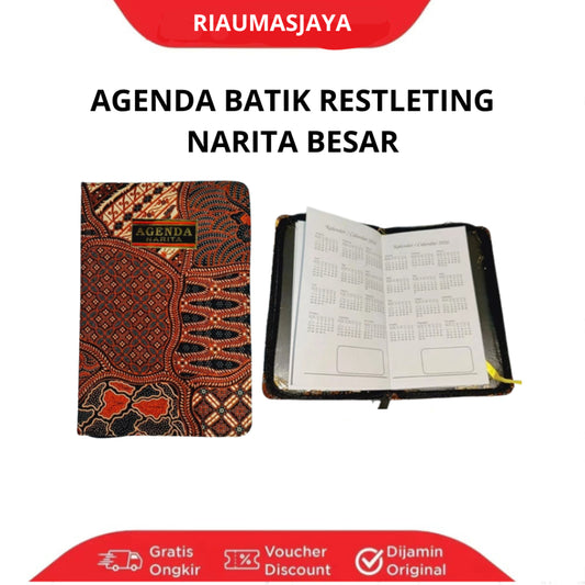 Pekanbaru Notebok Narita Batik Restleting Agenda Bahan Katun