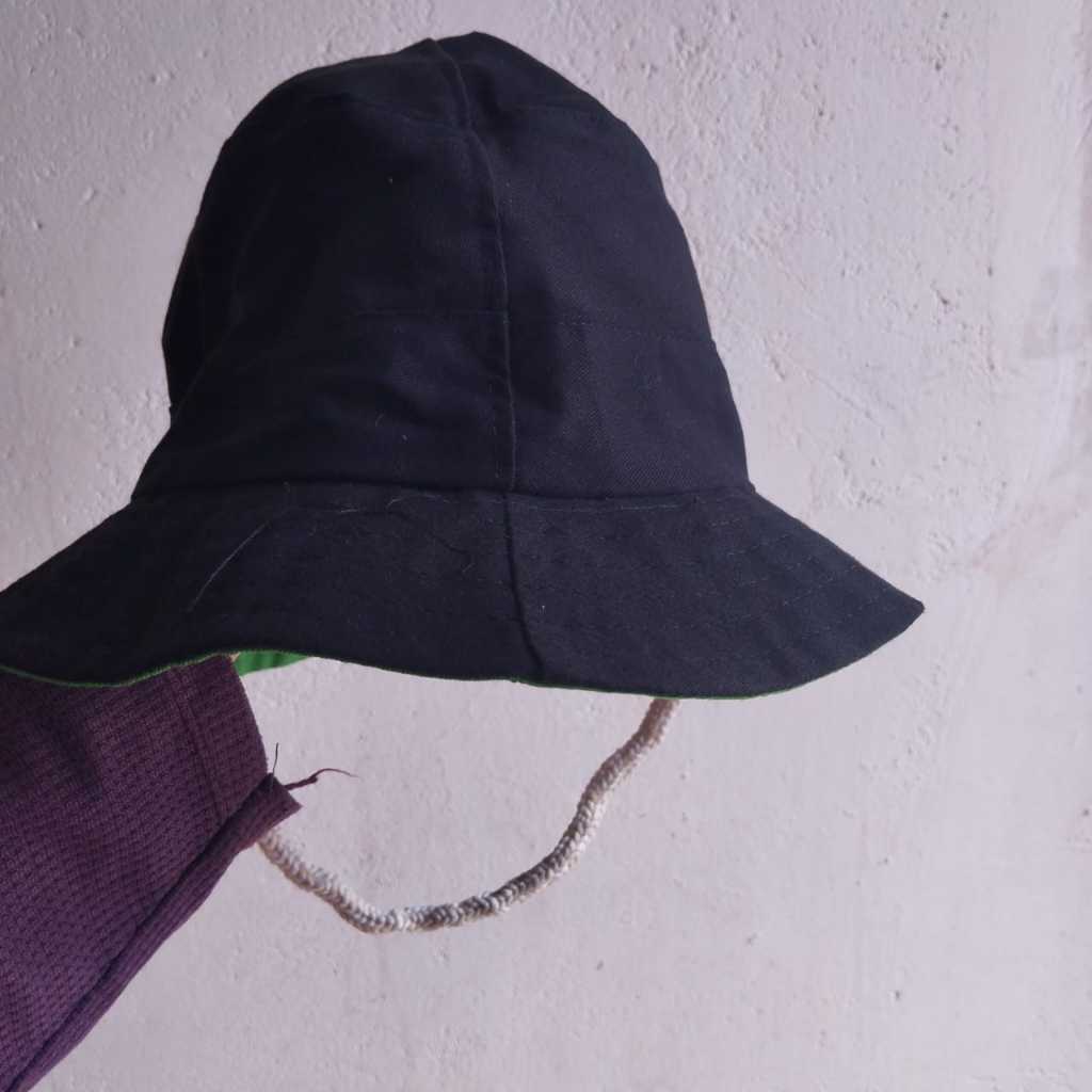 HR-Topi Rimba Gunung Tactical Hiking Outdoor Pria Wanita Dewasa Bahan Drill Anti Panas UV Topi Gunung