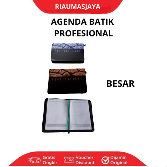 Pekanbaru Agenda Batik Kulit Resleting Profesional Besar