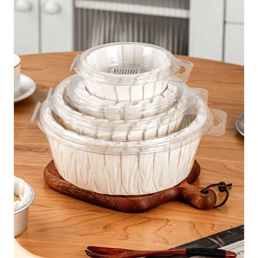 Pekanbaru Baking Paper Basque Cheese Cake Berbagai Ukuran