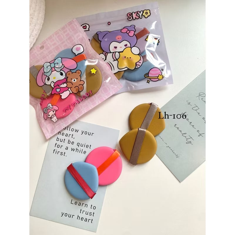 HR-Spons Cushion Karakter Mini Sanrio Isi 4 / Spon Puff Cushion